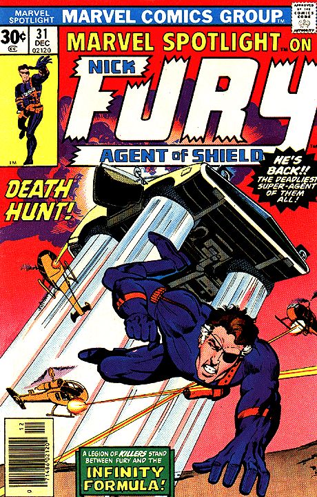 Marvel Spotlight #31 (1971 1st Series) Nick Fury Agent of Shield