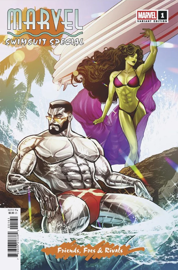 MARVEL SWIMSUIT SPECIAL: FRIENDS  FOES & RIVALS #1 LUCAS WERNECK VARIANT