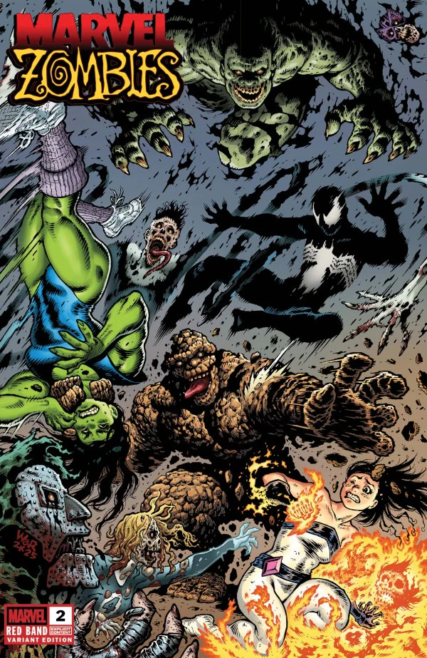 MARVEL ZOMBIES: RED BAND #2 ADAM WARREN VARIANT [POLYBAGGED]