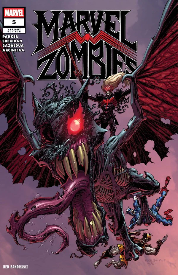 MARVEL ZOMBIES: RED BAND #5 (2026) SCOTT KOBLISH RETRO ZOMBIE VARIANT [POLYBAGGED]