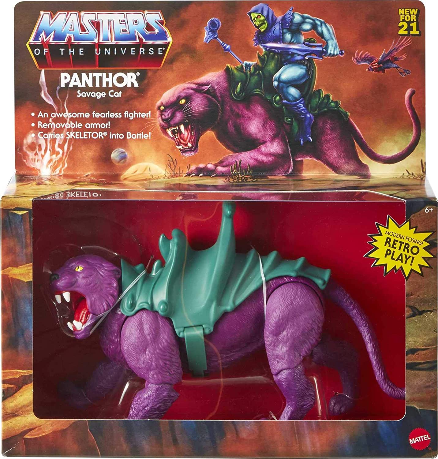 Masters of the Universe: ORIGINS Panther (Unflocked) MIB