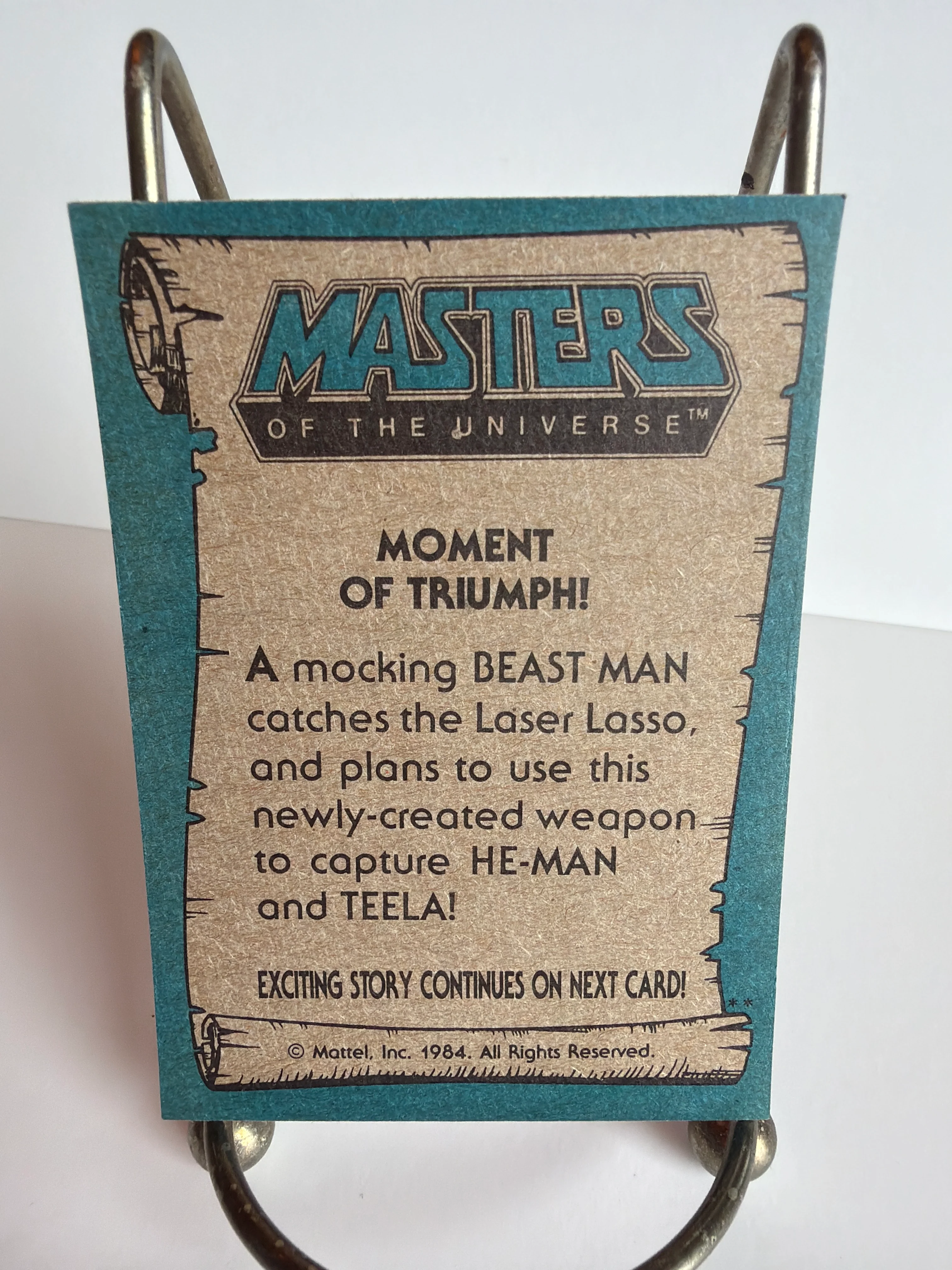 Masters of the Universe Trading Card Series (1984) : #62 "Moment of Triumph" - Image 2