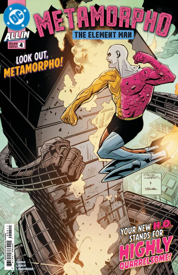 METAMORPHO: THE ELEMENT MAN #4 CVR A STEVE LIEBER