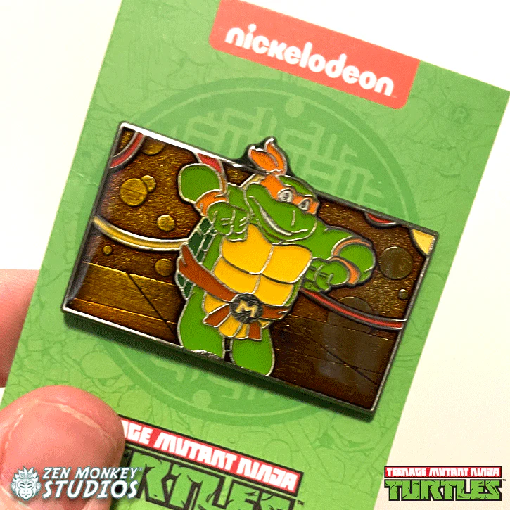 Enamel Pin: Michelangelo Is A Party Dude - TMNT