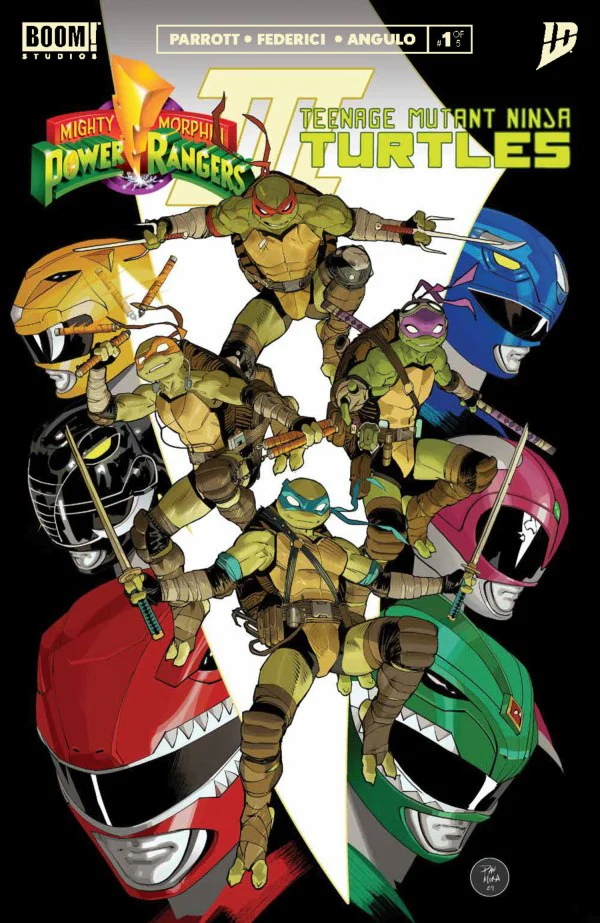 Mighty Morphin Power Rangers/ Teenage Mutant Ninja Turtles III #1 B Variant (Dressed  Mora)