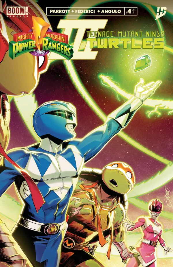 Mighty Morphin Power Rangers/Teenage Mutant Ninja Turtles III #4 A Main (Dressed Zonno)