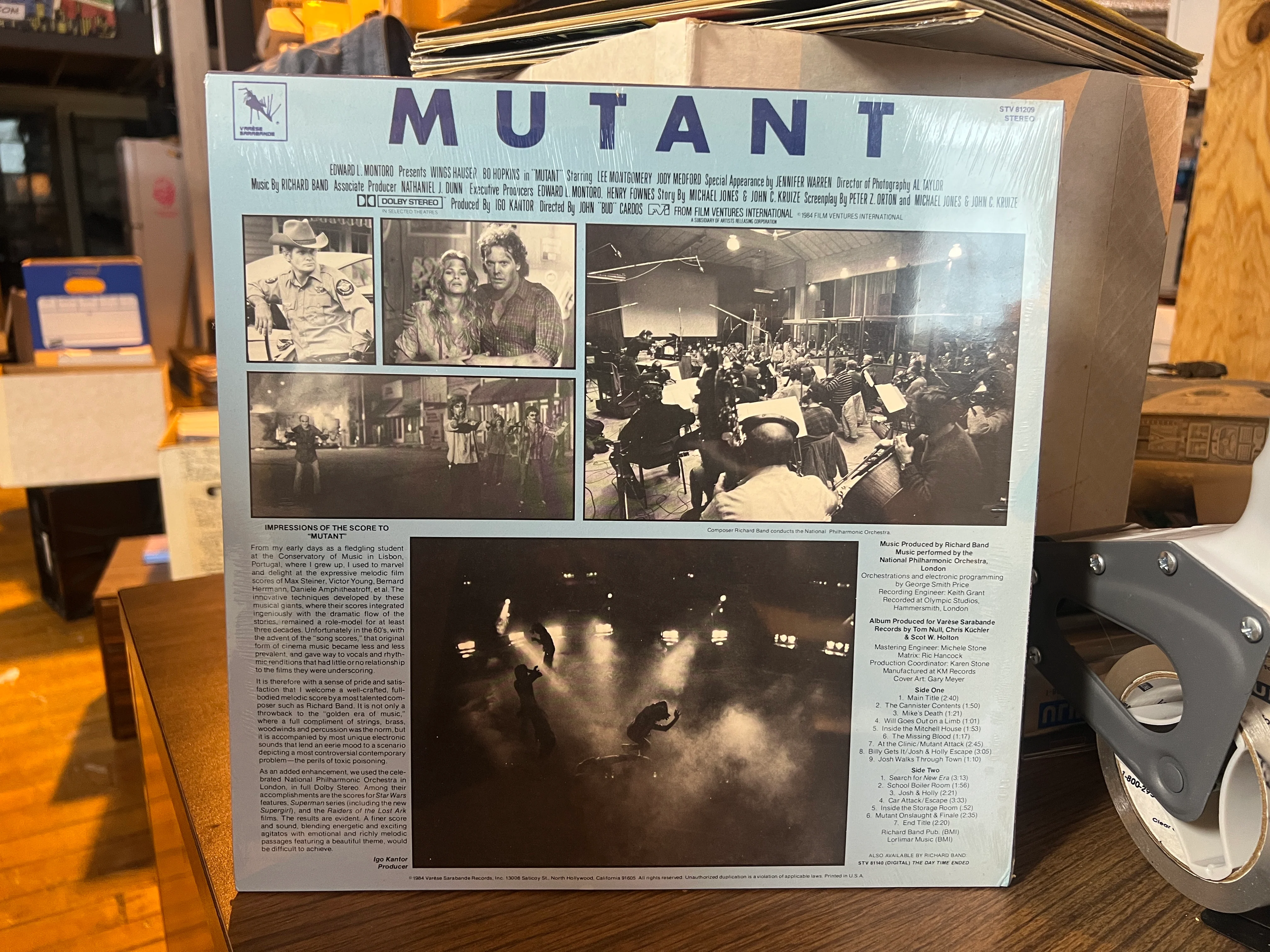 Mutant OST Soundtrack LP : Sealed Richard Band Score - Image 2