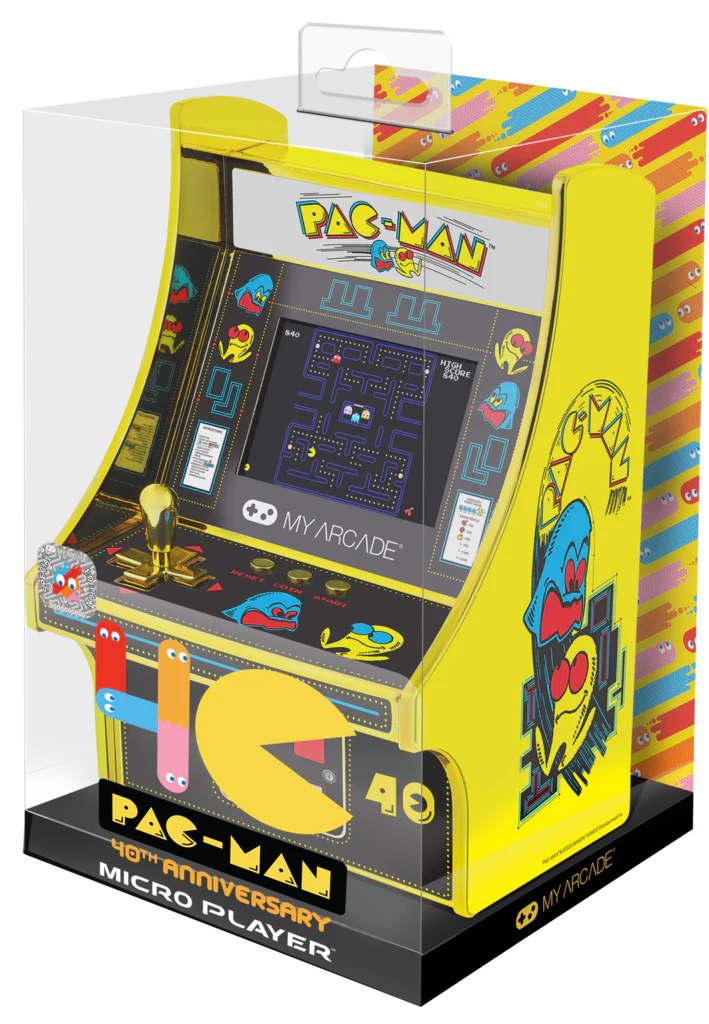 My Arcade: PAC-MAN™ 40TH ANNIVERSARY Micro Player Retro Arcade 6"