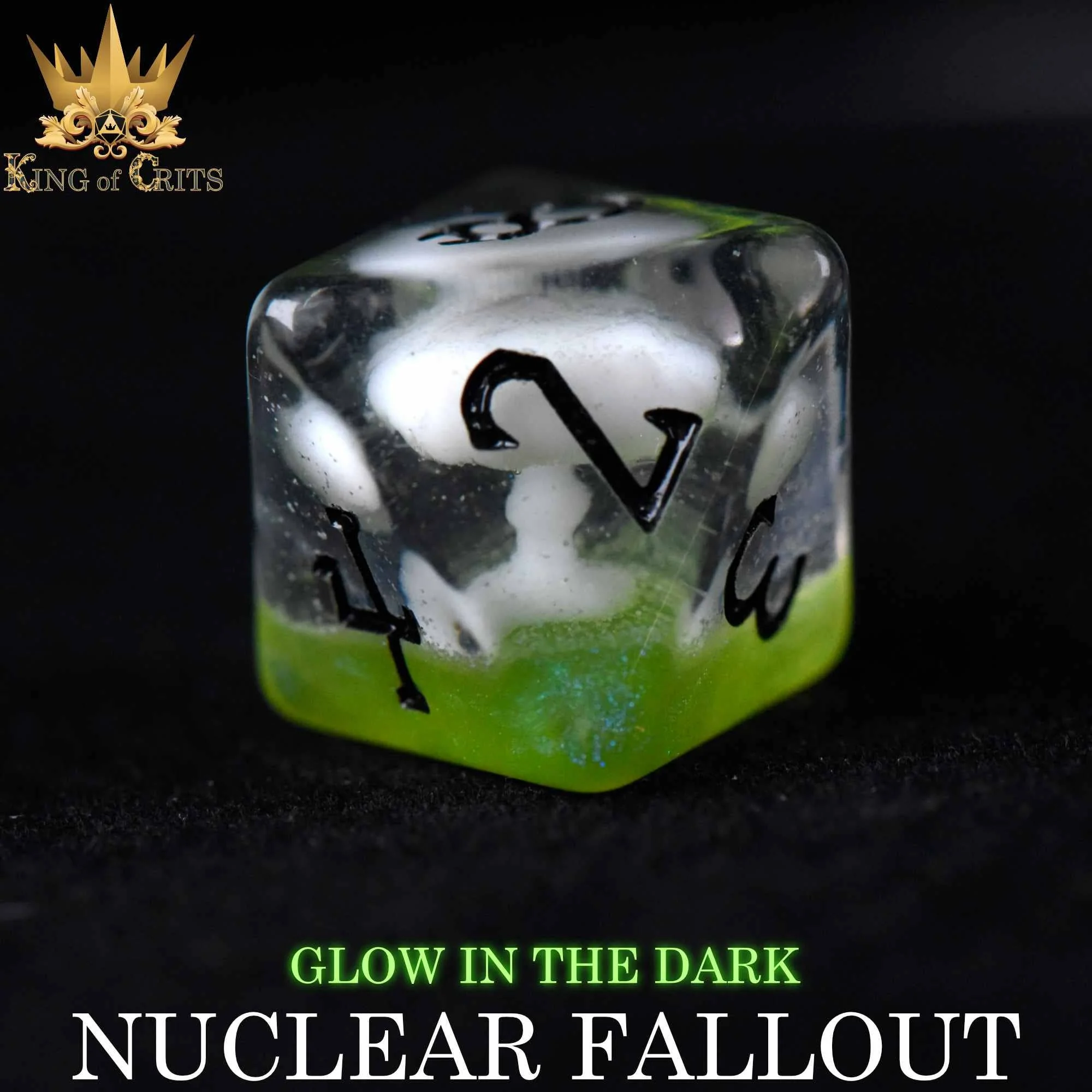 Nuclear Fallout - 11 Dice Set (Glow) - Image 7