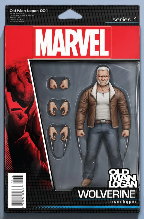 Old Man Logan #01 John Tyler Christopher Action Figure Variant *NOT A TOY! THIS IS A COMIC BOOK!!!*