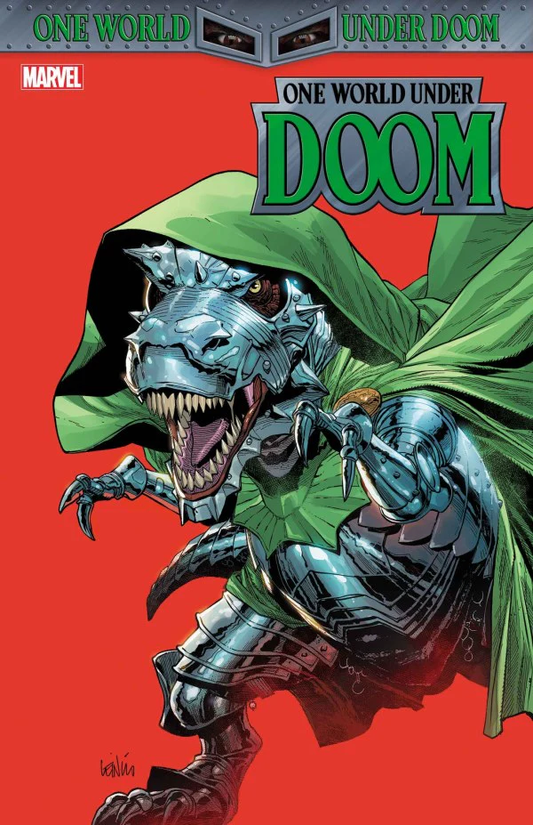 ONE WORLD UNDER DOOM #2 LEINIL YU DOOMASAUR VARIANT