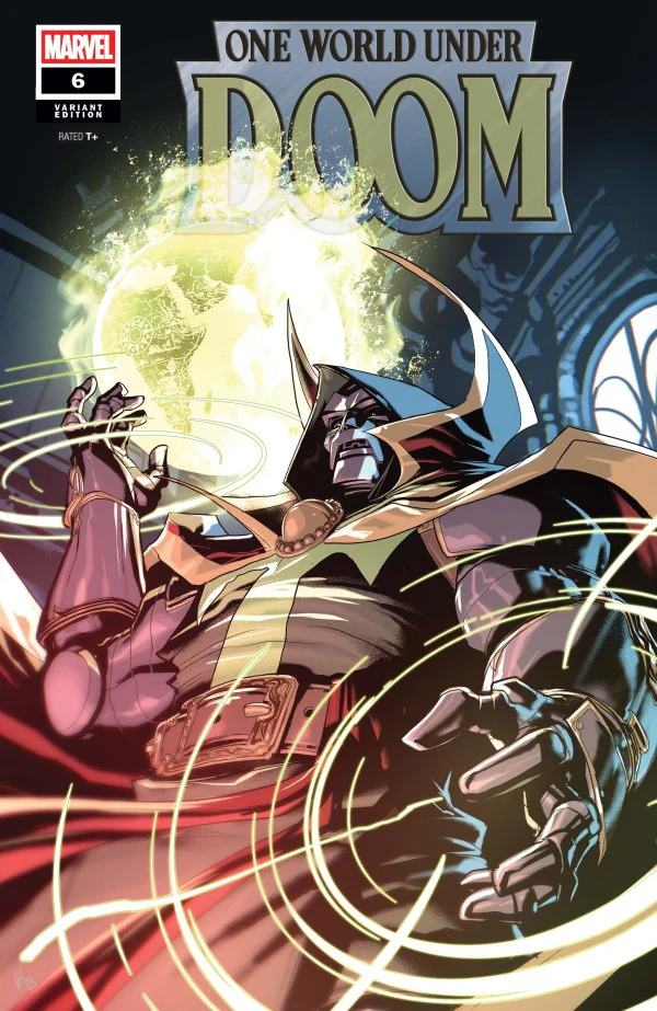 ONE WORLD UNDER DOOM #6 PETE WOODS INC 1:25 VARIANT