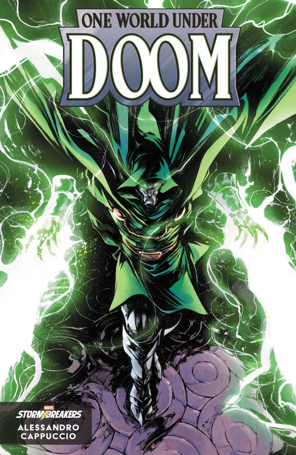 ONE WORLD UNDER DOOM #8 ALESSANDRO CAPPUCCIO STORMBREAKERS NEW CLASS VARIANT