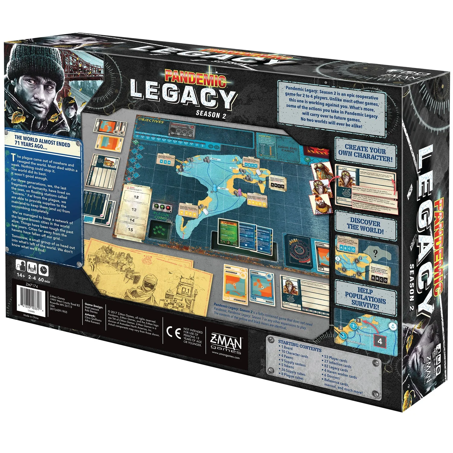 Pandemic: Legacy Season 2 Black Edition (Z-Man Games) - Image 3