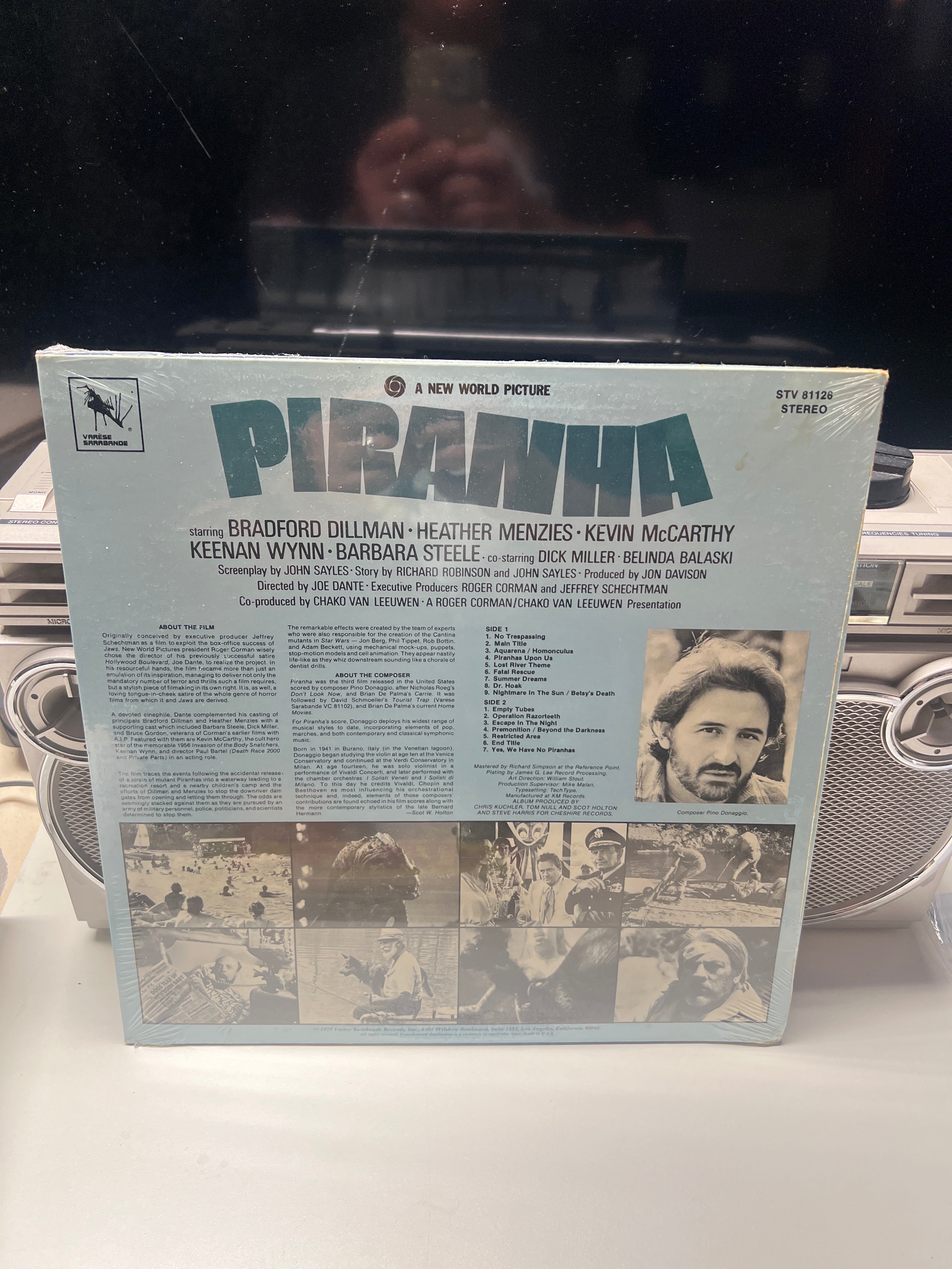 Piranha : OST Soundtrack Vinyl LP SEALED Original Pressing Corner Bump STV 81126 - Image 2