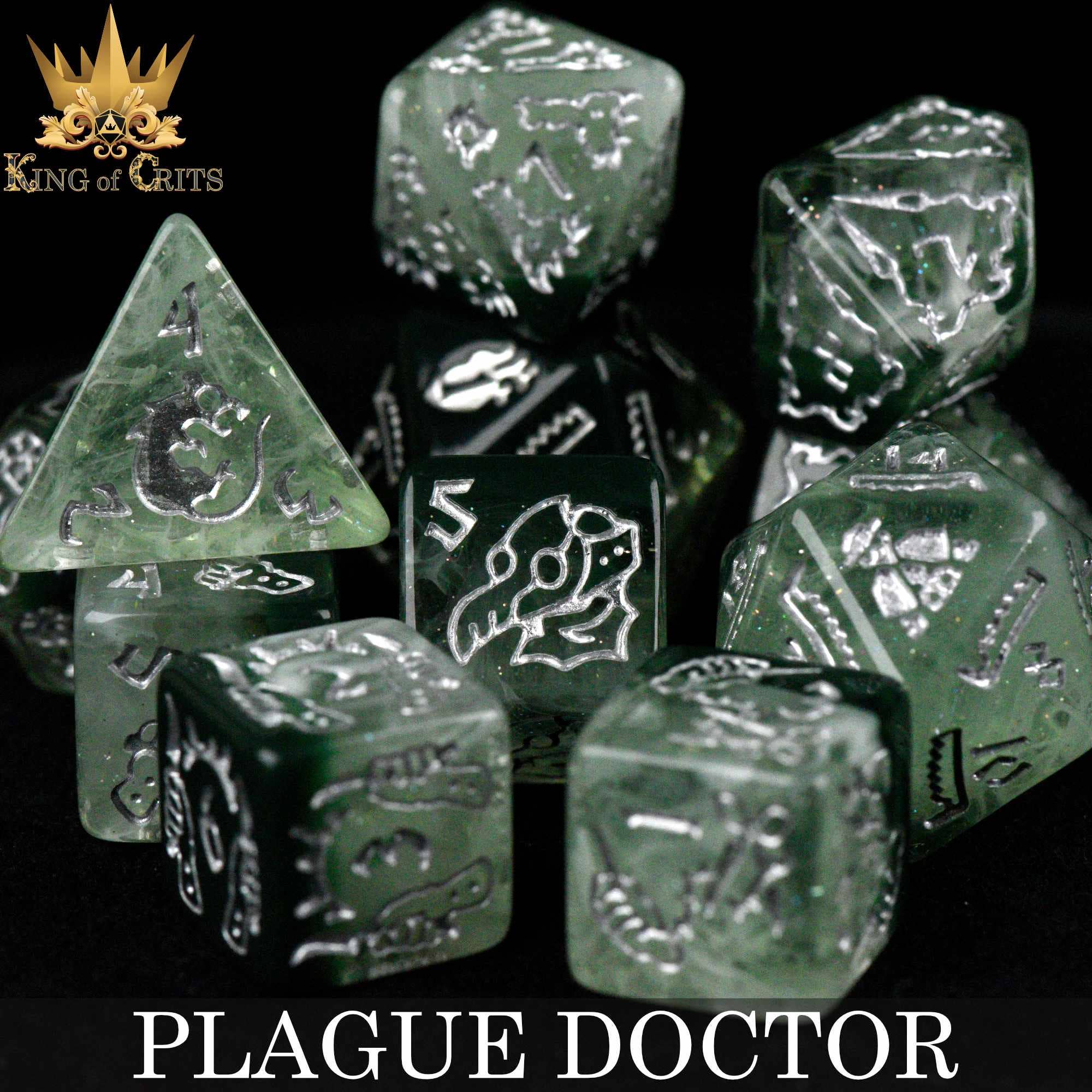 Plague Doctor - 11 Dice Set - Image 4
