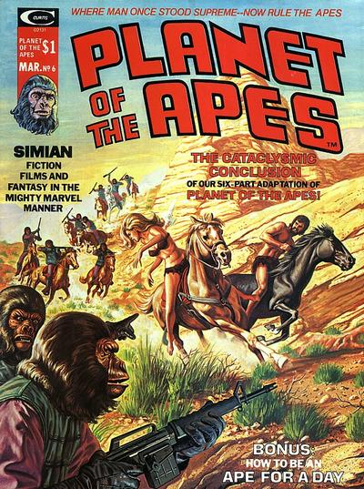 Planet of the Apes #6 (1976 Curtis Magazine)