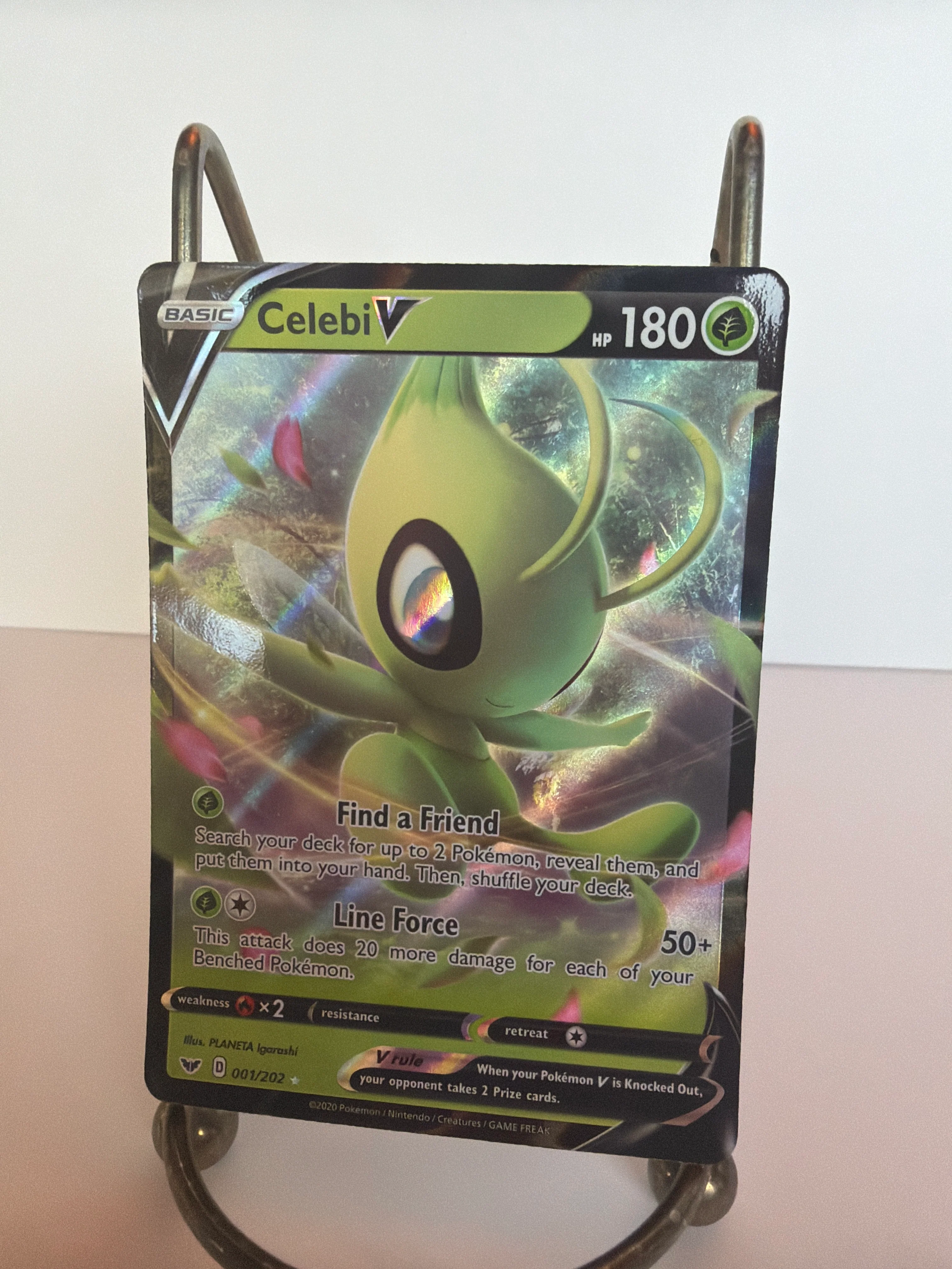 Pokemon : Sword & Shield : Celebi V Holo