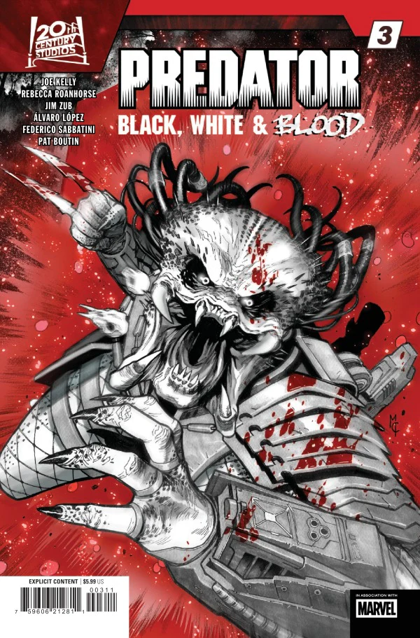 PREDATOR: BLACK WHITE & BLOOD #3