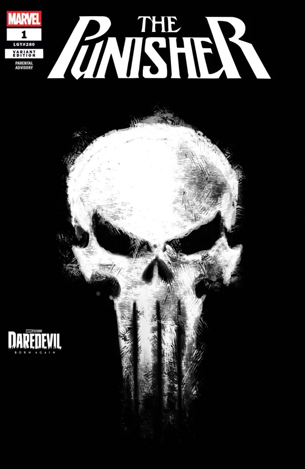 PUNISHER #1 (2026) ADAM ROSS MARVEL TELEVISION LOGO VARIANT