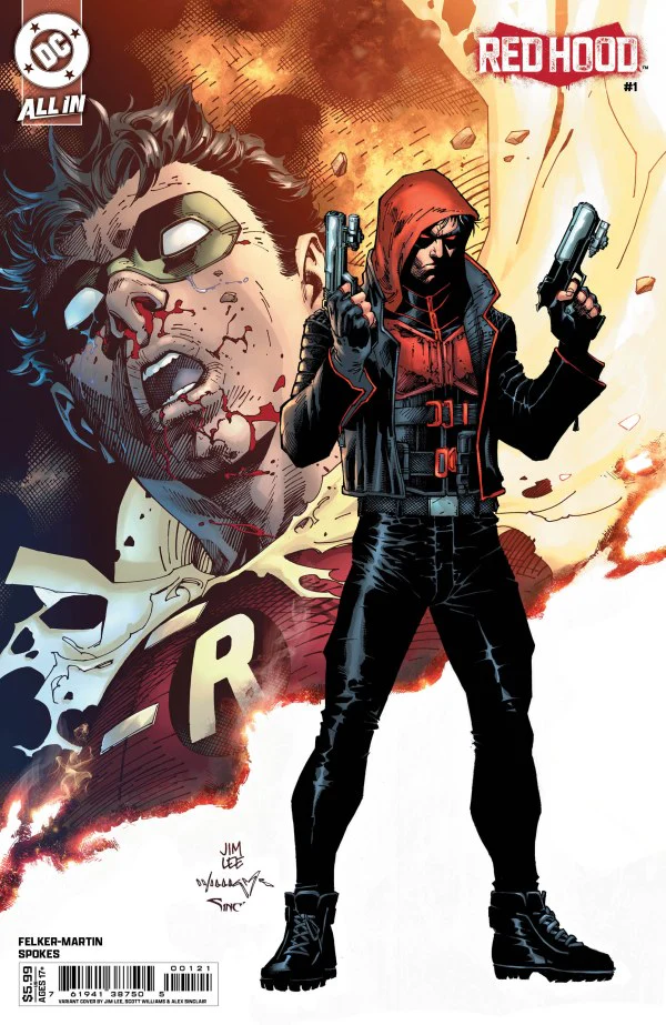 RED HOOD #1 (2025) CVR B JIM LEE CARD STOCK VAR (MR)