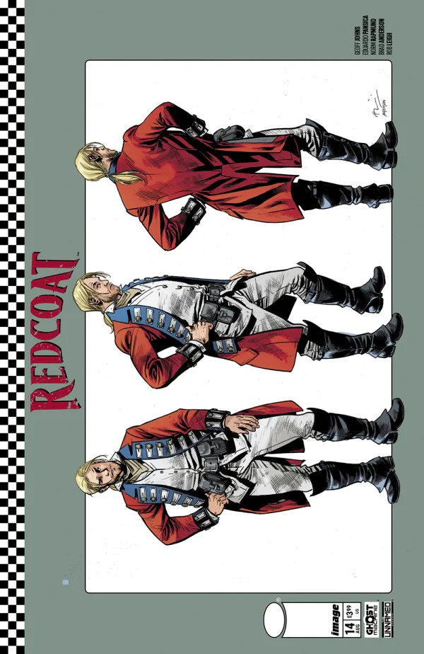 REDCOAT #14 CVR C BRYAN HITCH & BRAD ANDERSON DESIGN VAR