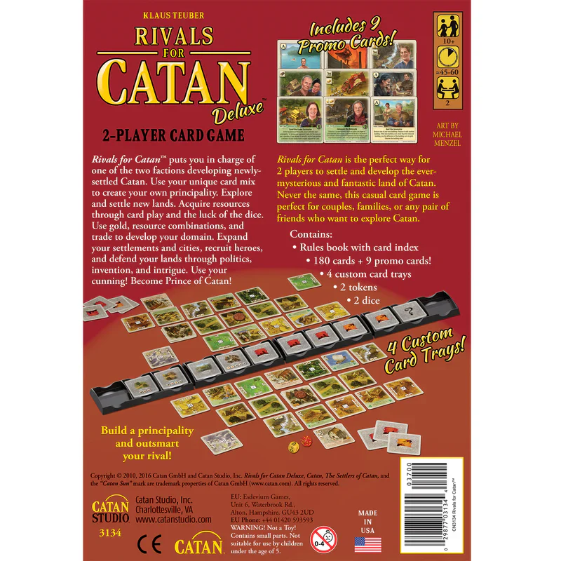 Rivals For Catan Deluxe Edition (2 player card game) - Image 2