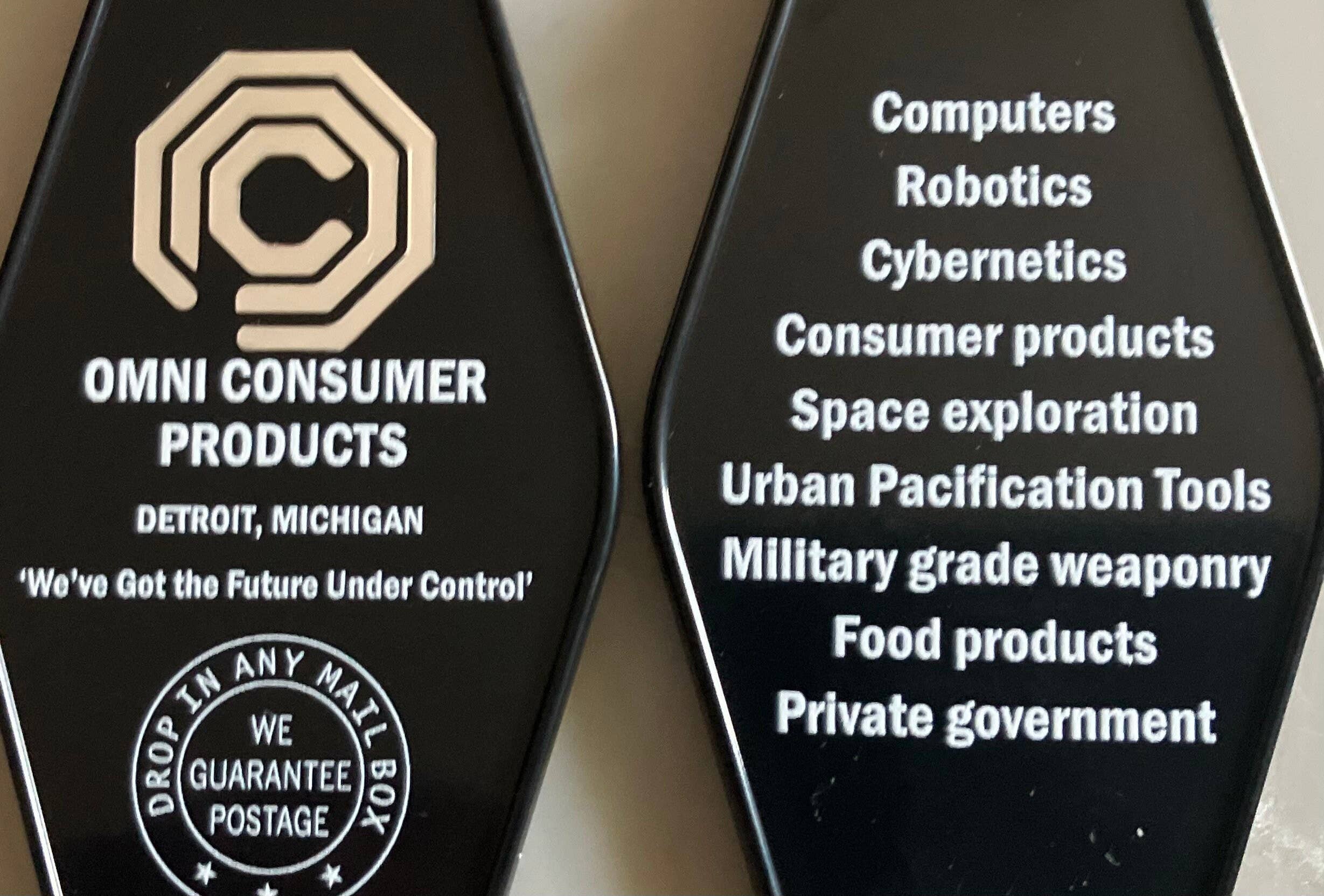 Key Tag/Keychain: Omni Consumer Products (Robocop)