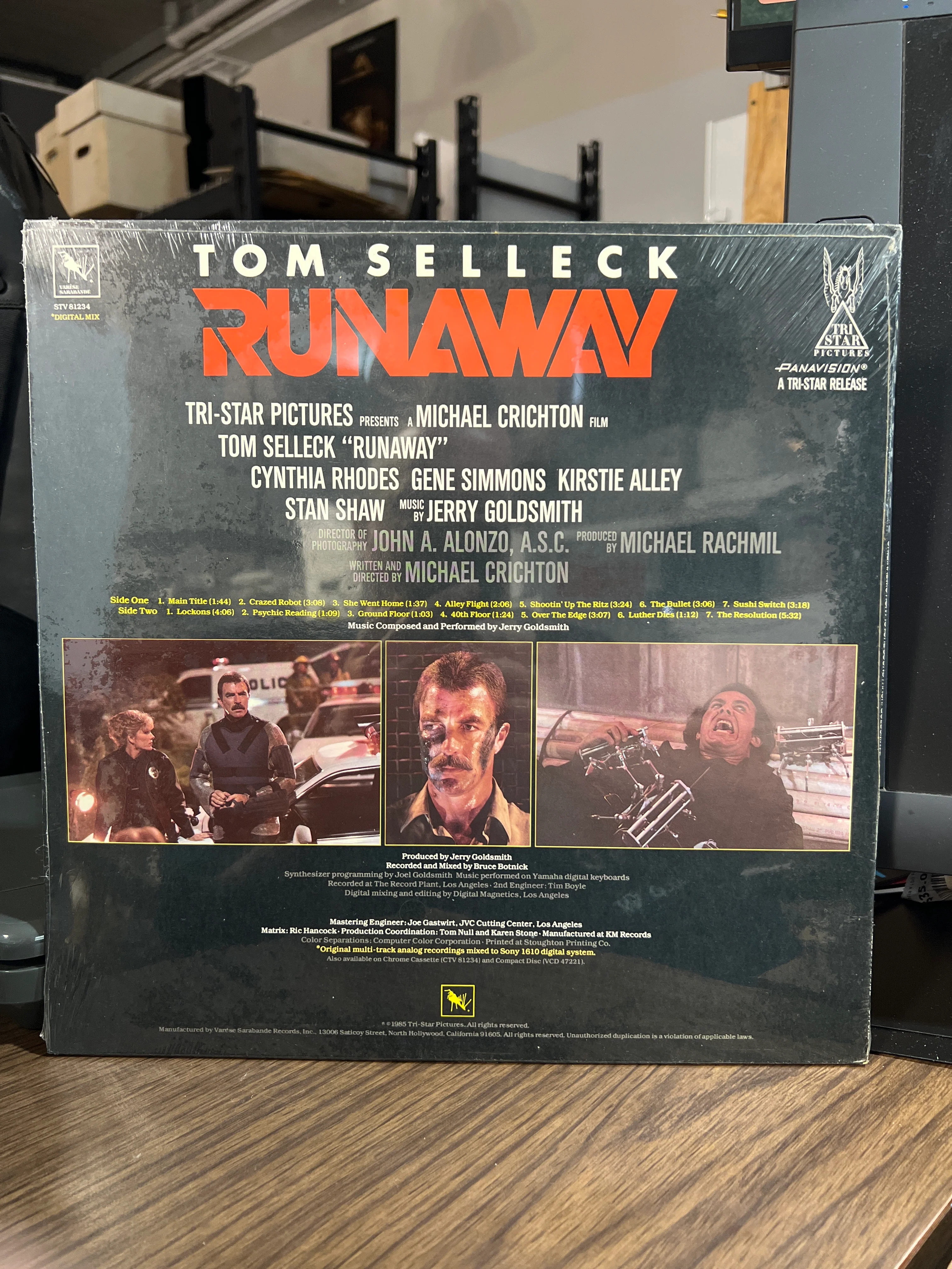 Runaway : Soundtrack OST LP (STV-81234) SEALED! - Image 2