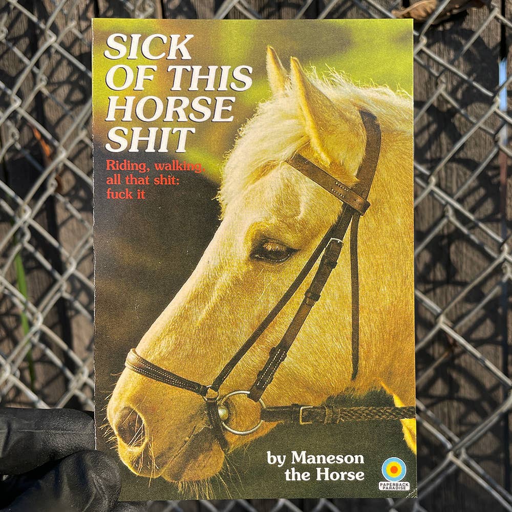 Sick of this Horse Shit Postcard - Image 3