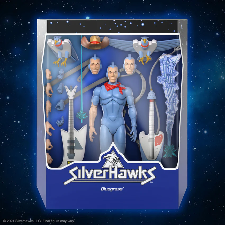 SilverHawks ULTIMATES! Bluegrass Super 7 Figure MISB