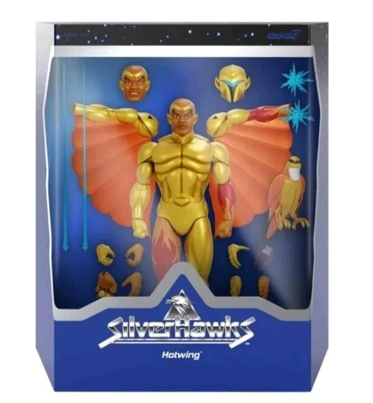 SilverHawks ULTIMATES! Hotwing Super 7 Ultimates Figure MISB - Image 2