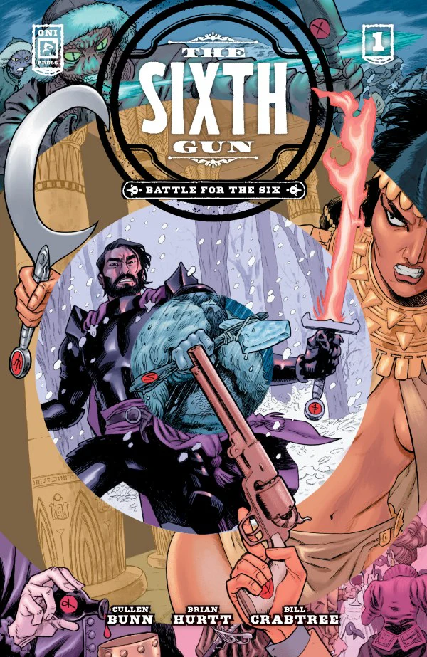 SIXTH GUN: BATTLE FOR THE SIX #1 (OF 3) CVR A BRIAN HURTT