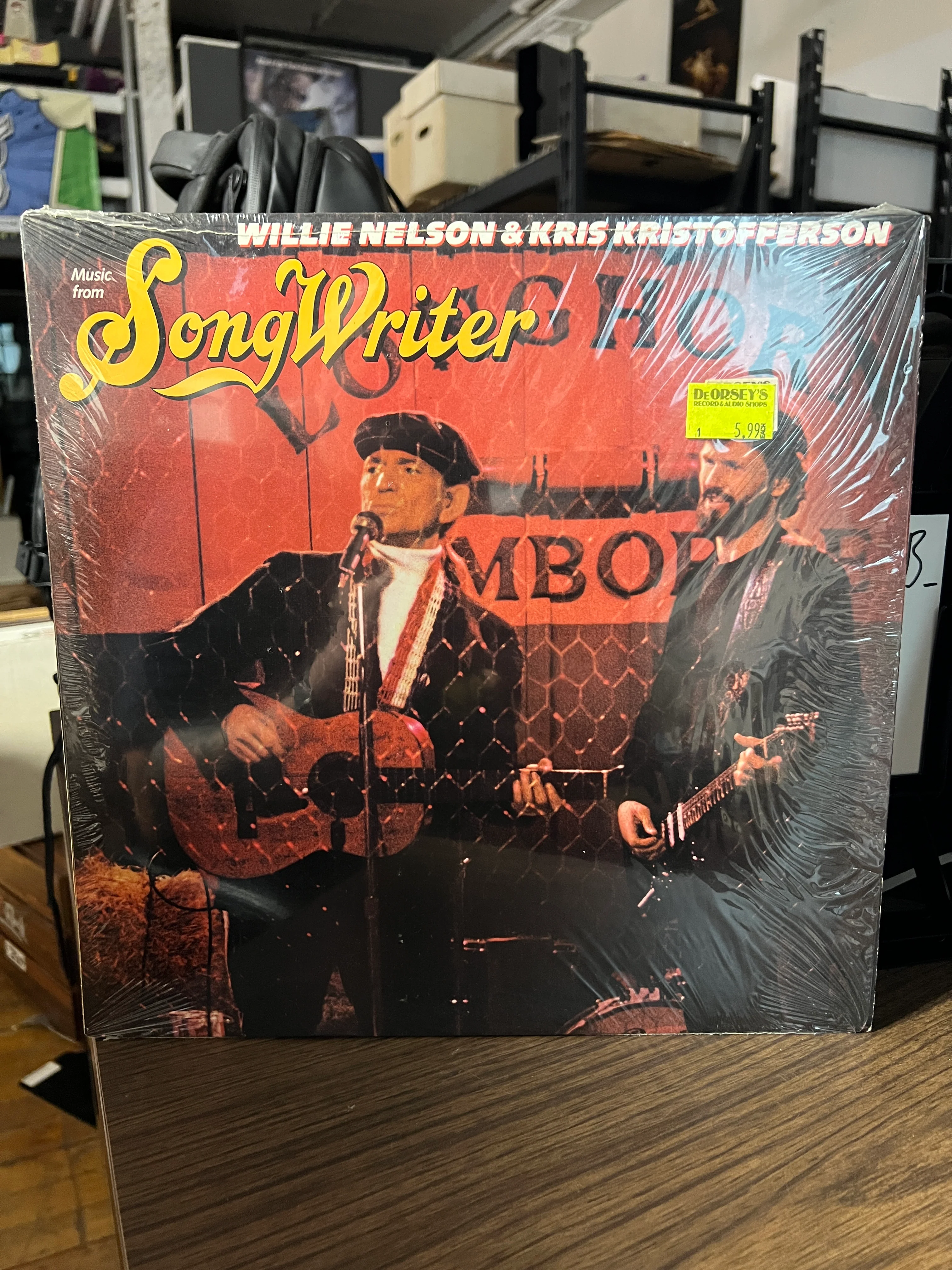Songwriter Willie Nelson & Kris Kristofferson  : Movie Soundtrack LP OST NM/NM