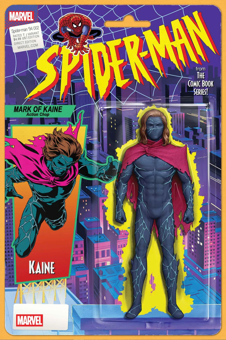 SPIDER-MAN '94 #2 JOHN TYLER CHRISTOPHER ACTION FIGURE VARIANT(This is a Comic Book! Not a Figure!!!)