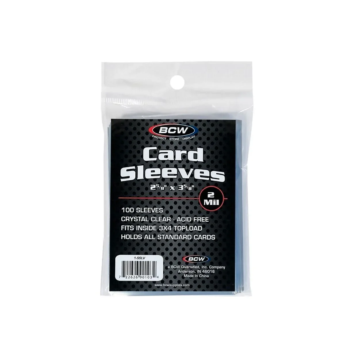 BCW Standard Card Sleeves (Penny Sleeves) (2 5/8" x 3 5/8")