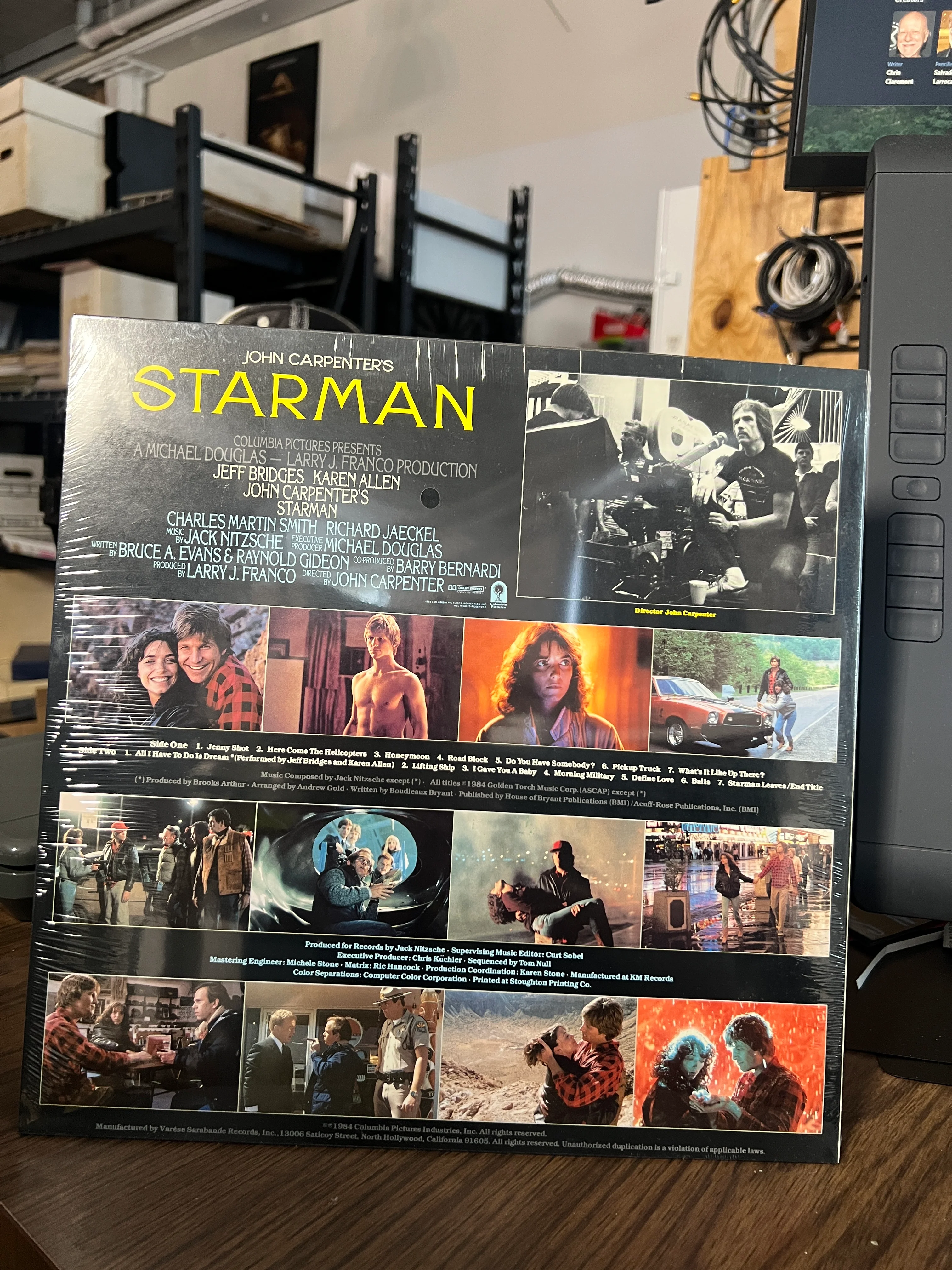 Star Man (John Carpenter) : OST Soundtrack Vinyl LP  Original Pressing Sealed - Image 2