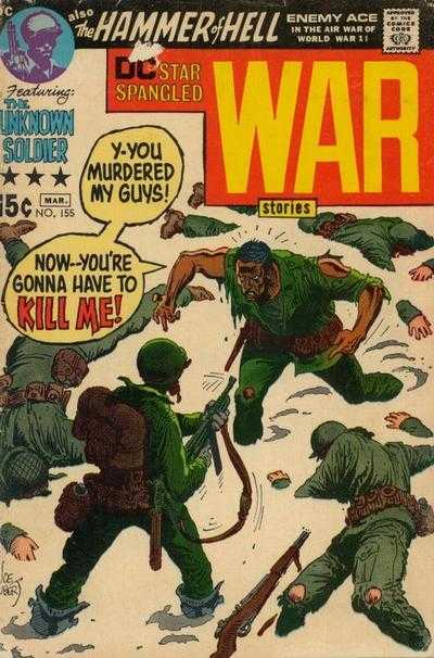 Star Spangled War Stories Featuring The Unknown Soldier (1952 2nd Series) #155