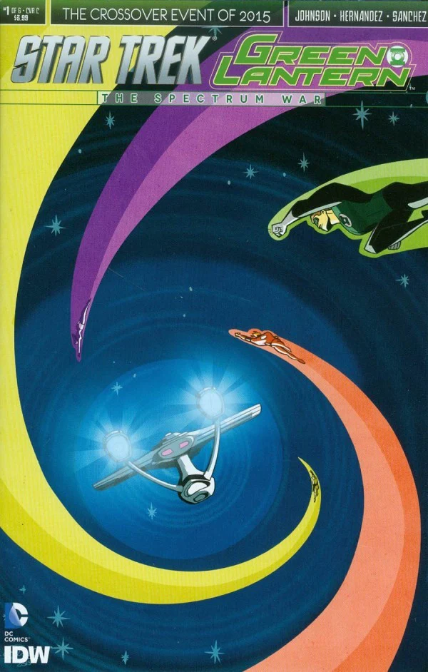 Star Trek / Green Lantern: The Spectrum War #1 Elsa Charretier Cover
