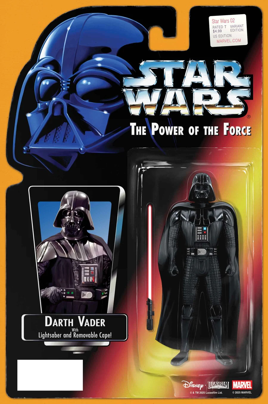 STAR WARS #2 (2025) JOHN TYLER CHRISTOPHER ACTION FIGURE VARIANT *NOT A TOY! THIS IS A COMIC BOOK!!!*