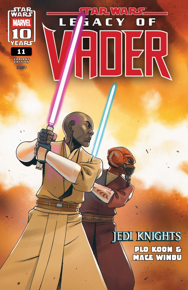 STAR WARS: LEGACY OF VADER #11 BENGAL PLO KOON & MACE WINDU JEDI KNIGHTS VARIANT