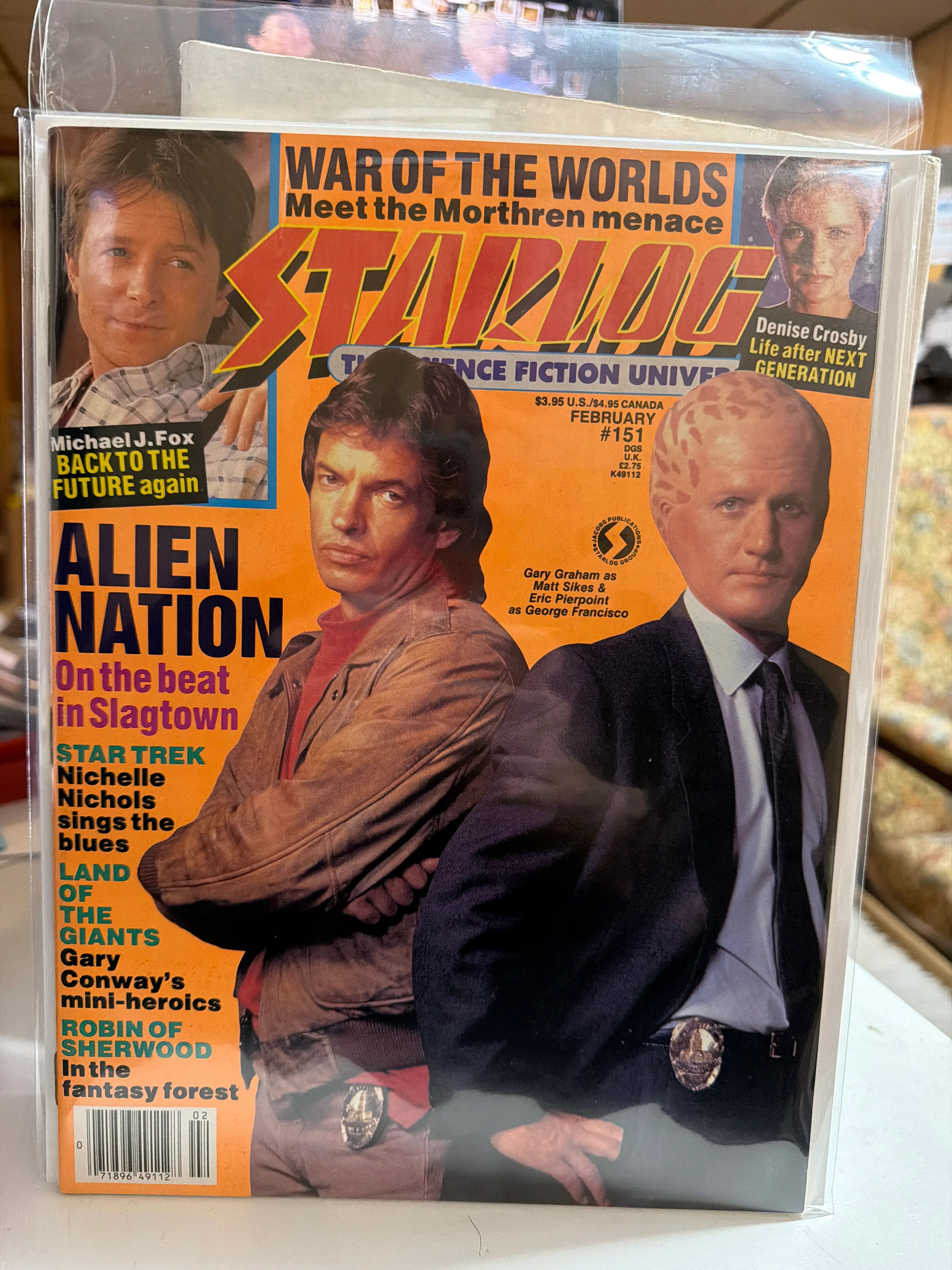 Starlog #151 : Alien Nation Cover