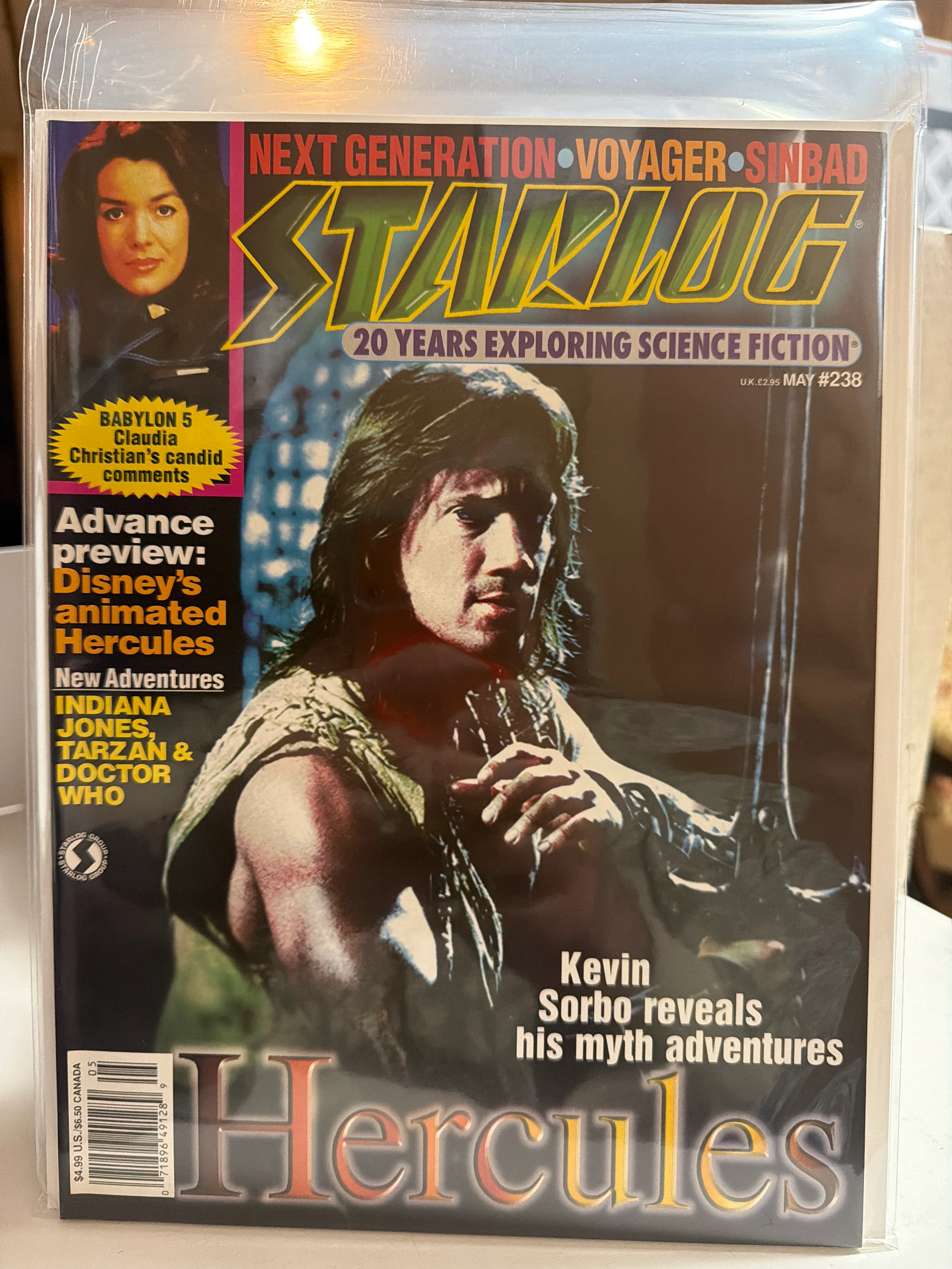 Starlog #238 Kevin Sorbo Is Hercules