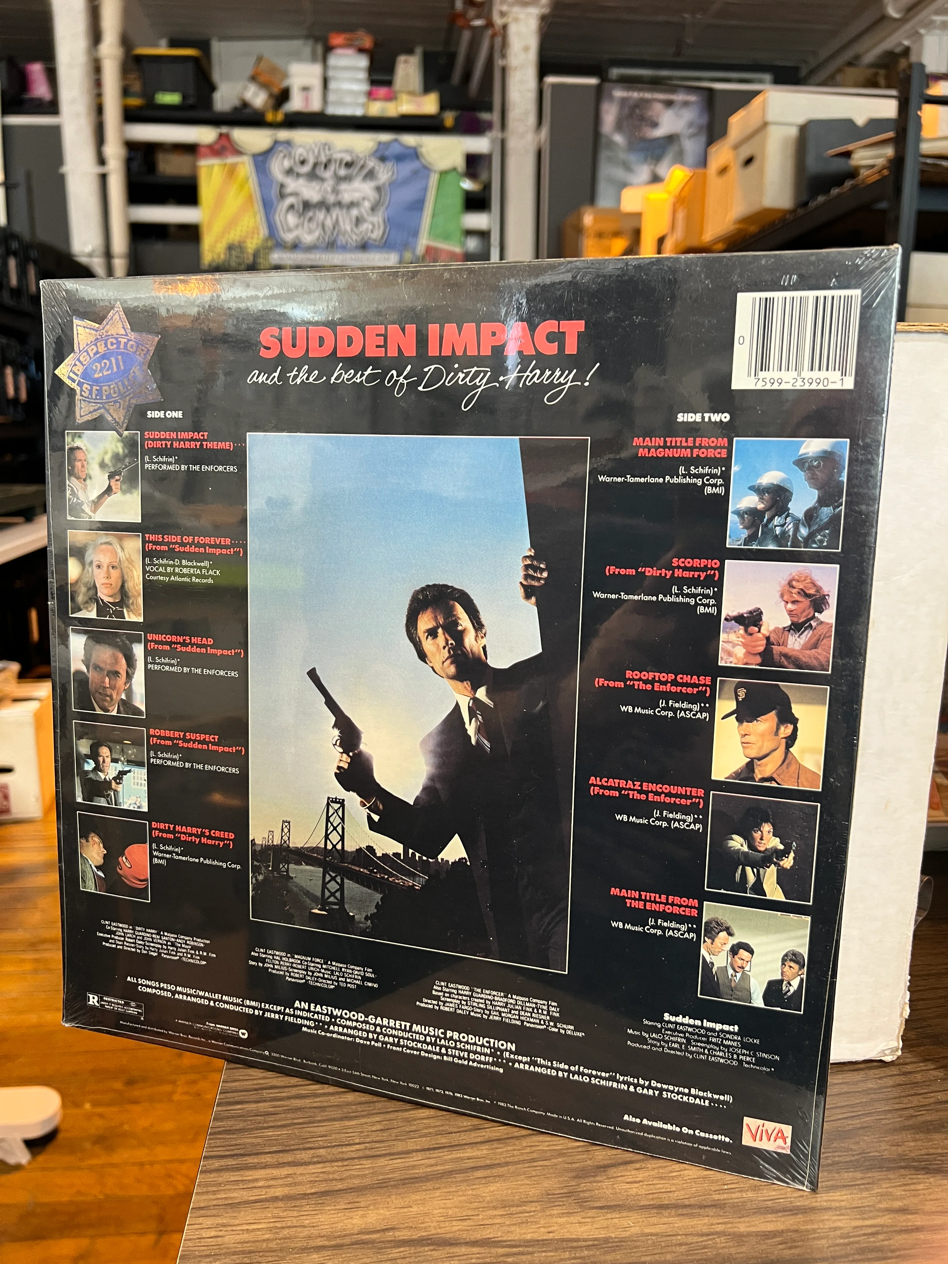 Sudden Impact and the Best of Dirty Harry! : OST Soundtrack LP 1st Pressing Sealed - Image 2
