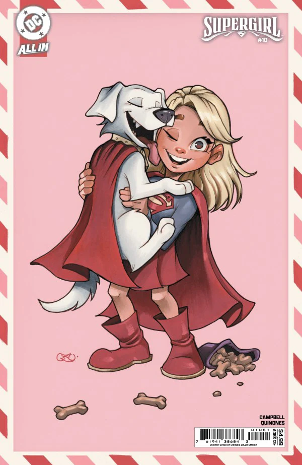 SUPERGIRL #10 (2026) CVR E CHRISSIE ZULLO VALENTINES DAY CARD STOCK VAR