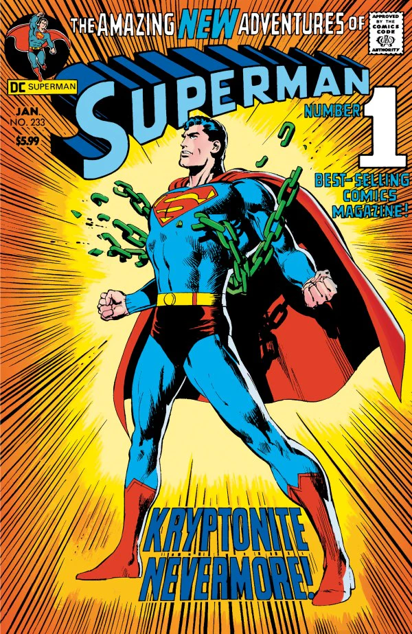 SUPERMAN #233 FACSIMILE EDITION CVR C NEAL ADAMS ***FOIL VAR