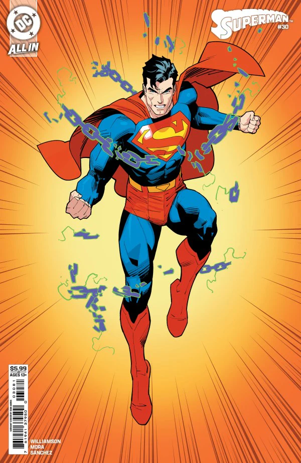 SUPERMAN #30 (2025) CVR H DAN MORA CORNER BOX CARD STOCK VAR