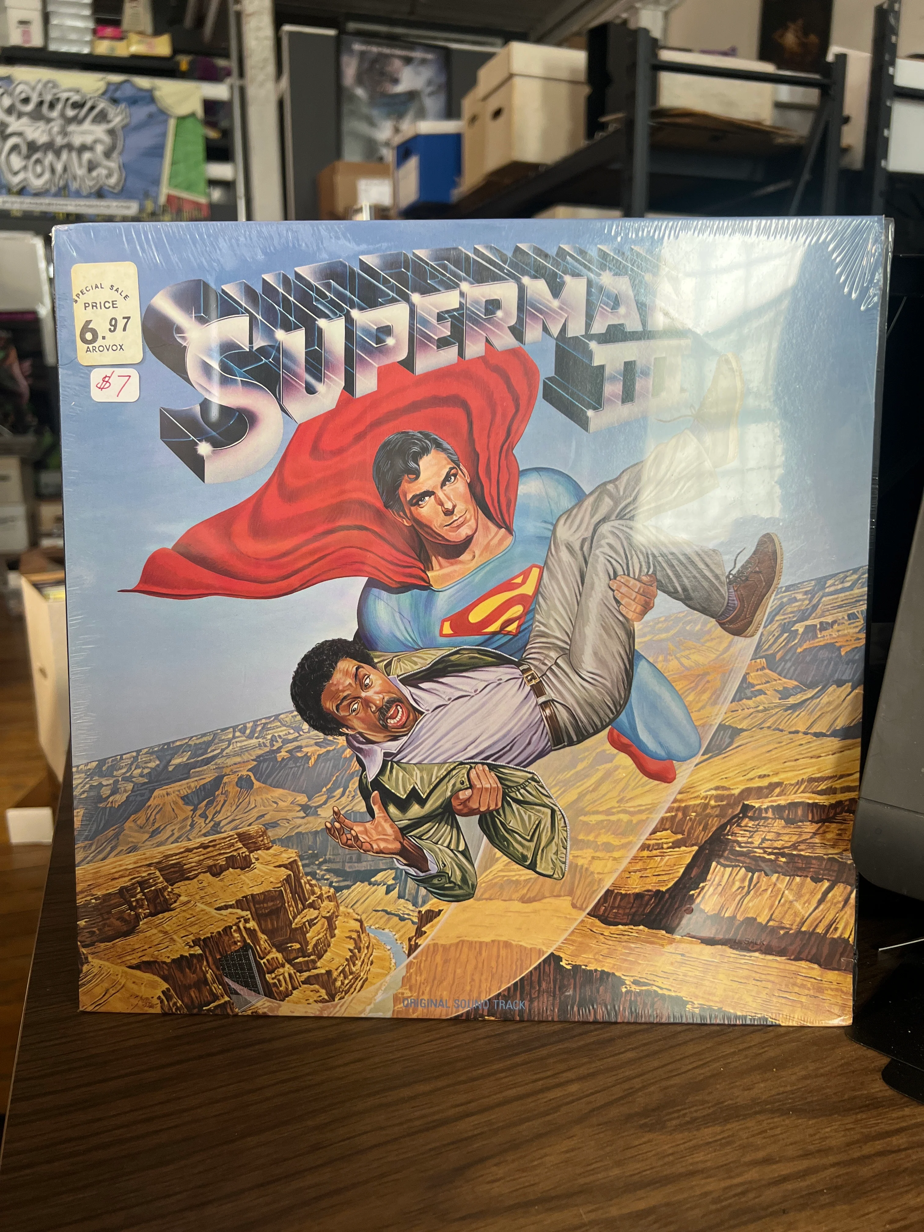 Superman III : (KEN THORNE / JOHN WILLIAMS) : OST Soundtrack Vinyl LP  Original Pressing Sealed