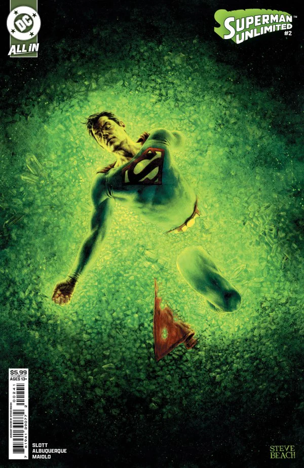 SUPERMAN UNLIMITED #2 CVR D STEVE BEACH CARD STOCK VAR