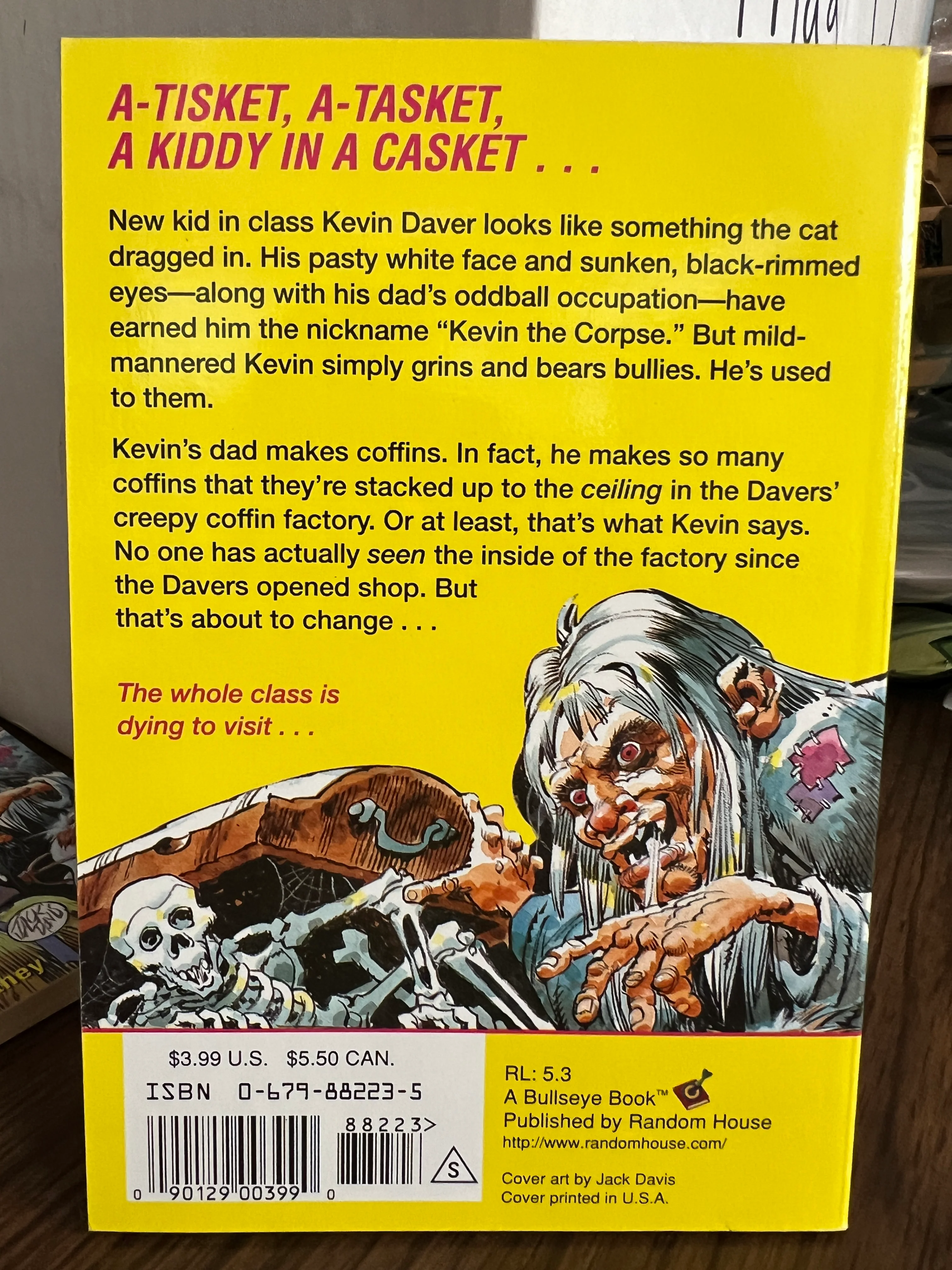 Tales From the Cryptkeeper / Crypt : A Tale From the Crypt Class trip Y/A Horror Paperback Jack Davis Cover - Image 3